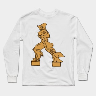 Unique Forms of Continuity in Space Boccioni Sculpture Long Sleeve T-Shirt